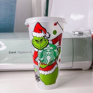 Grinch Christmas Starbucks custom cup